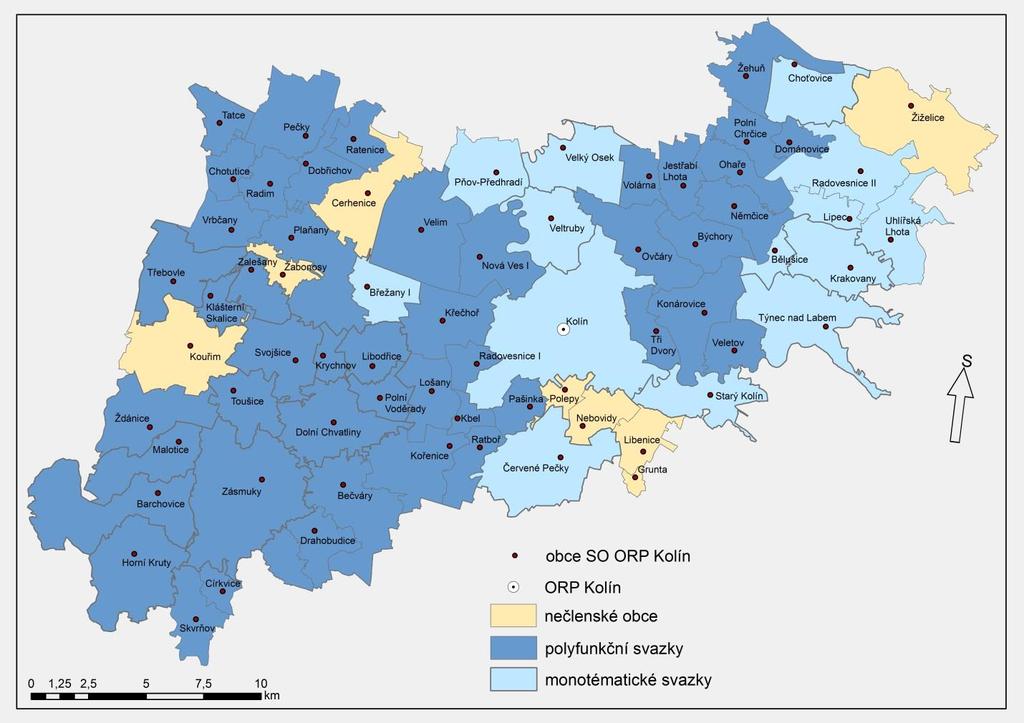 Polyfunkční a monotematické DSO * * Monotematickým svazkem obcí je pro tuto analýzu myšlen takový subjekt, jehož předmět činnosti je zaměřen pouze na jednu jedinou aktivitu, která je ve své základní