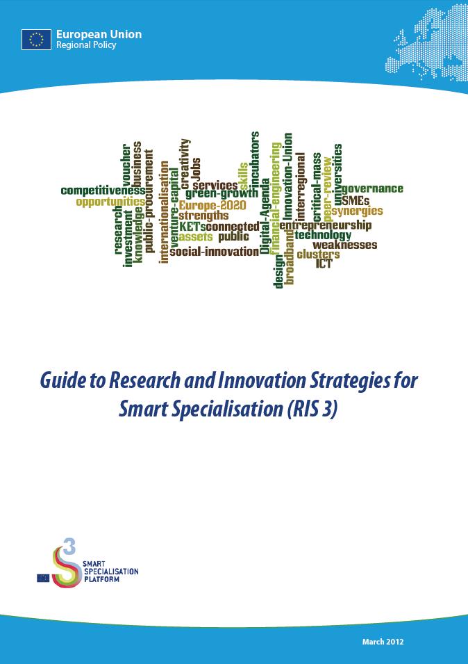 Co je to RIS3 / S3 Strategický přístup k ekonomickému rozvoji regionu v oblasti výzkumu a inovací Kontinuální proces identifikování příležitostí a pozitivních stránek regionu,