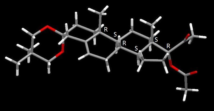 Určení absolutní chirality z RTG difrakčních