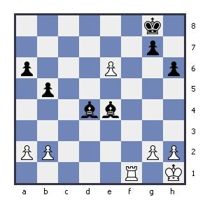 1. Dh1! Dxh1? (1... Df6 2. Va7 Vg7 /2... Vxa7 3. Jxa7 a může následovat Dg1, Dh3 či Jc8/ 3. Dh3) 2. Vxh1 Se7 (2...Vg7 3. Kf2 s následujícím Va1/Vh6; 2...Vh7 3.