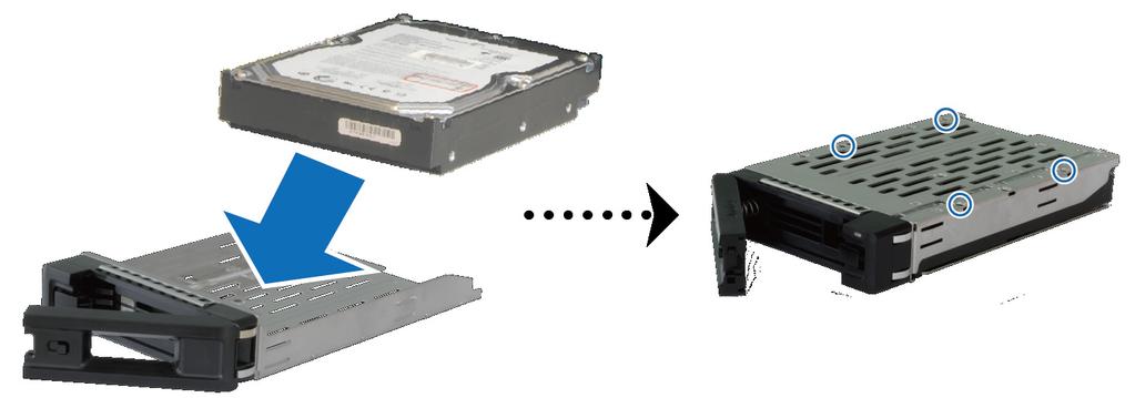 Nastavení hardwaru 2Kapitola Nástroje a díly pro instalaci disků Šroubovák Minimálně jeden 3,5 nebo 2,5 pevný disk