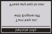 2.6 Informace o vozidle V diagnostickém menu vyberte položku [Vehicle Info.] (Informace o vozidle) a potvrďte to stisknutím tlačítka ENTER. Na displeji se zobrazí informace o vozidle, jako např.
