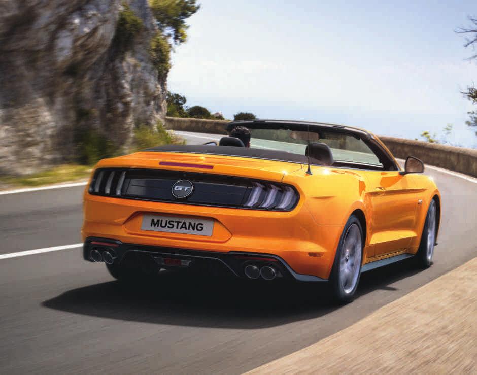 Nespoutaný. Užijte si vítr ve vlasech s novým podmanivým Fordem Mustang Convertible.