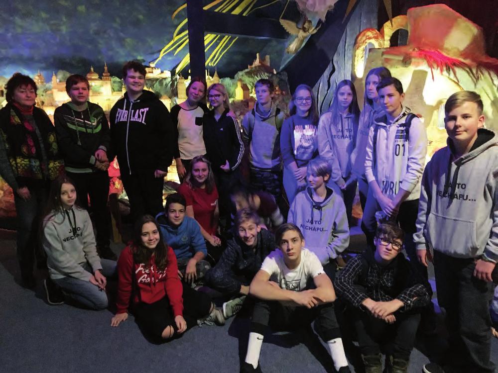 V úterý 27. listopadu 2018 jela 8. třída s paní učitelkou Jurčíkovou a panem učitelem Holmanem na výstavu mechanického betlému do Horní Lidče.