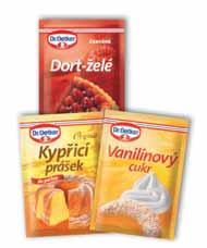 Dort - Ïelé ãervené Dr.Oetker 250 ml vi Àové Èávy Na zdobení: 100 ml smetany ke lehání 12 vi ní Máslo nebo margarín utfieme s mouãkov m a vanilínov m cukrem do pûny. Bílky oddûlíme od ÏloutkÛ.