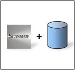 Server. První volba je Instalovat program Scanmate a vytvořit nový databázový server DGH (Install the Scanmate Software and Create a New DGH Database Server) na tento počítač.