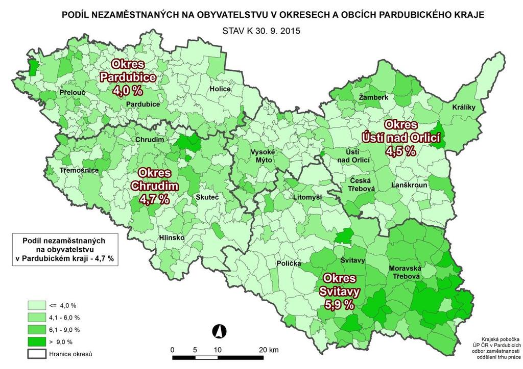 2. Aktivní politika zaměstnanosti v Pardubickém kraji Tabulka č.