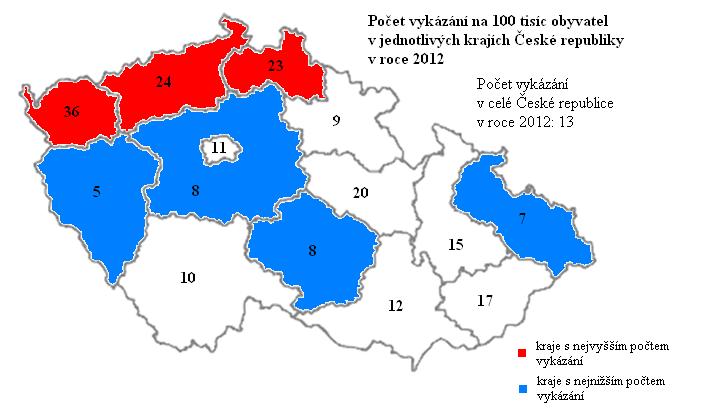 Příloha č. 9 Zdroj dat:< http://www.domacinasili.cz/statistiky/> (11. března 2013); <http://www.czso.cz/csu/redakce.nsf/i/regiony_mesta_obce_souhrn> (11.