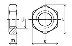 Matice Spojovací materiá DIN 315, DIN 439 B NORMA: DIN 315 MATICE KŘÍDLOVÉ WING NUTS - ROUNDED WINGS Materiá: Temperovaná itina/oce, nerez A2, A4 Povrchová úprava: Zinek