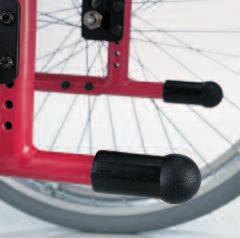 pogumované obruče silikonové návleky na obruče zdvojená obruč pro ovládání vozíku jednou rukou /jako individuální úprava/ různé typy krytů kol sedací polštář