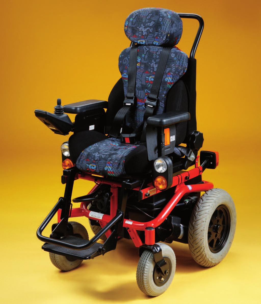 DĚTSKÝ PROGRAM ELEKTRICKÝ VOZÍK 1.594-603 CHAMPI Verze elektrického vozíku CHAMP pro děti s těžkým pohybovým postižením.