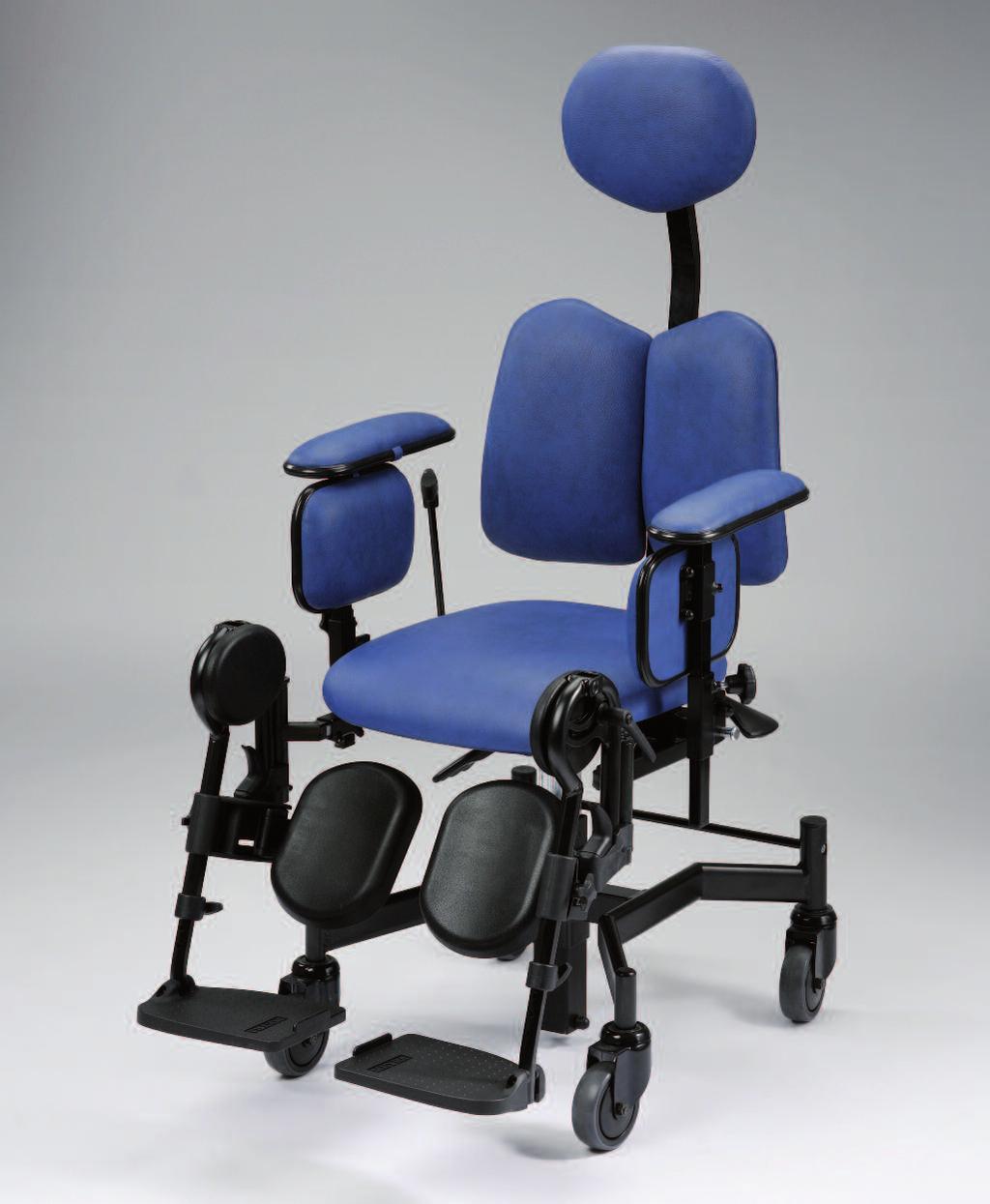 POLOHOVACÍ ZAŘÍZENÍ 1.100 MATRIX Polohovací sedačka MATRIX podporuje aktivní a zároveň ergonomické sezení vhodné pro rehabilitaci a pracovní uplatnění osob s pohybovým postižením.