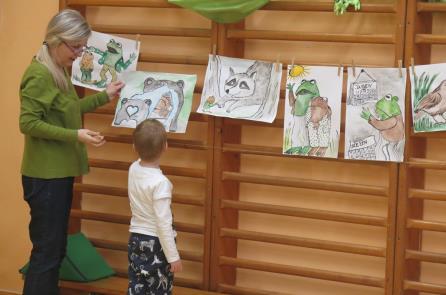Mateřská škola se již několik let hlásí k celostátnímu projektu Celé Česko čte dětem.