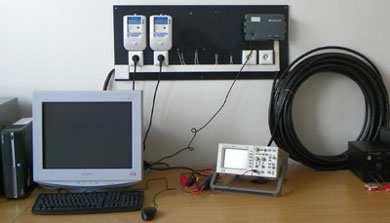 Obr. 5.5: Experimentální sí PLC pro dálkové odety elektromr 5.2.