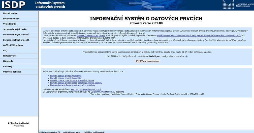 5 Úvodní strana IS DP Následující obrázek ukazuje základní okno aplikace. Toto okno obsahuje jednotlivé části ovládacího formuláře. Okno je zobrazeno z důvodu názorného zobrazení vzhledu okna.