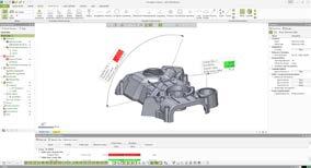 Díky funkcím GD&T ověřování tolerancí, 2D kótování a kontrole rozměrů umožňuje program rychlé obsahuje všechny potřebné funkce pro vytvoření kompletního kontrolního procesu.