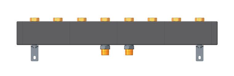 Příklad systému s Herz produkty CONSTANT 4514 Boiler Group HERZ backflow set MIX