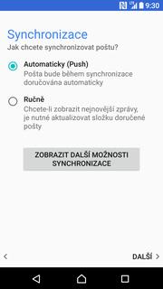 24 z 36 outlook.cz E-mail. Vyberete možnost Exchange ActiveSync. 3. Vyplníte vaši e-mailovou adresu a ťuknete na DALŠÍ.