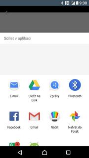 Sdílet. 3. Vyberete Bluetooth.