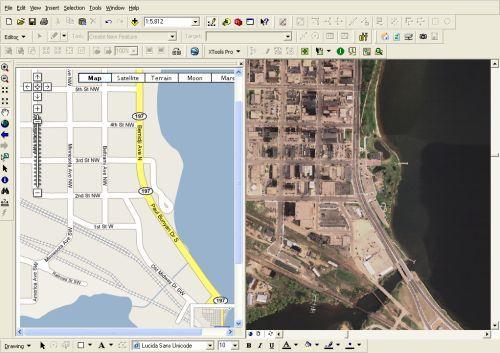 ArcMap je centrální aplikace ArcGIS Desktop, která slouží pro