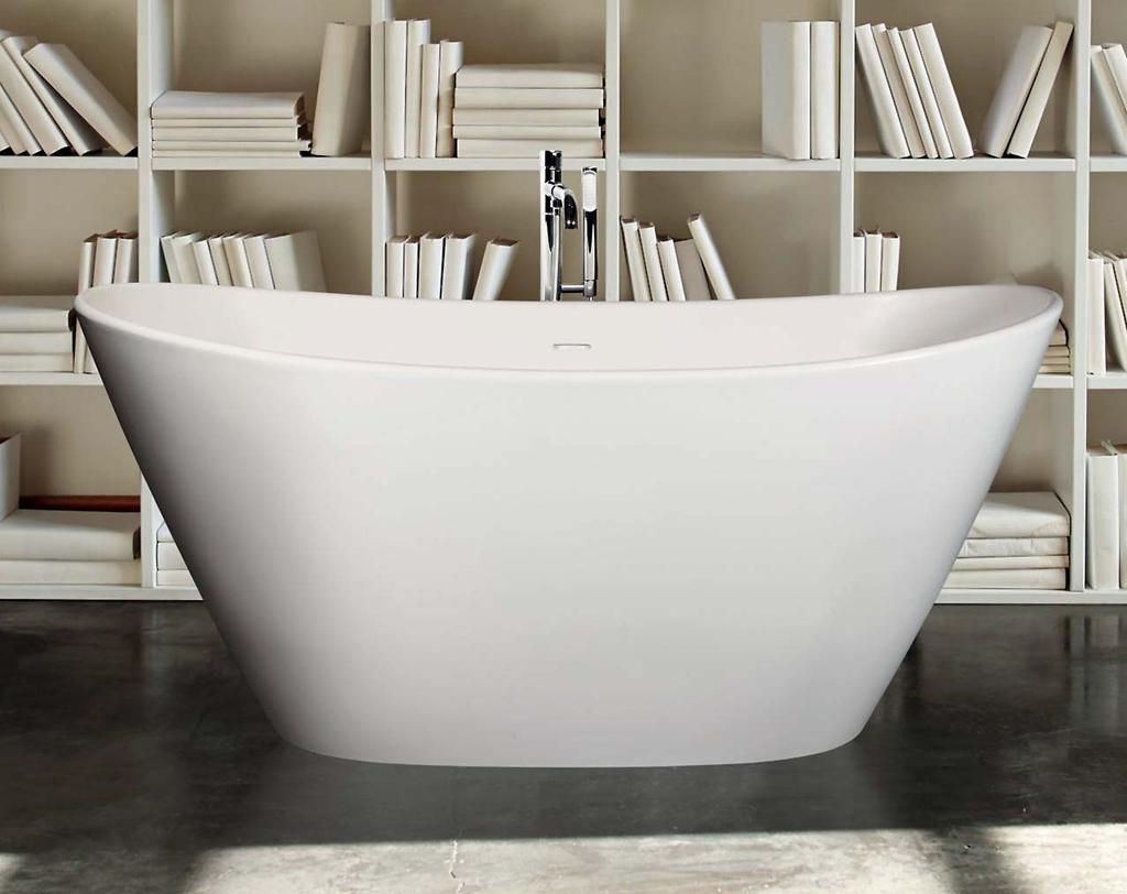 150 vany / z litého mramoru Vany Díky anatomickému a atraktivnímu tvaru jsou vany ROLTEHNIK