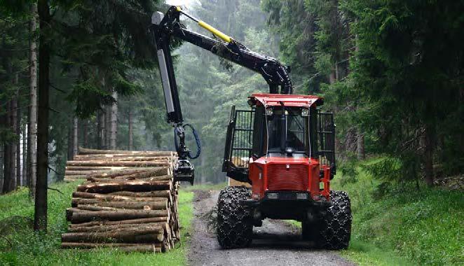Graf 9.6.2 Nárůst dopravních strojů Pramen: LDF MENDELU Zastoupení technologií těžby dřeva Z celkového množství těžby dřeva v ČR 16 163 tis. m 3 bylo vytěženo v předmýtních a obnovních těžbách.