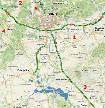 Rozptylové studie Možnosti hodnocení stávající imisní situace LOKALITY Rok 2015: 1. Prace 2.