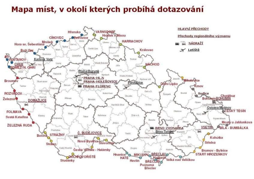 ýchodiska a parametry projektu / Project parameters Metodika projektu Kvantitativní výzkum face-to-face rozhovor respondenta s tazatelem se zaznamenáním jeho odpovědí do tištěného dotazníku.