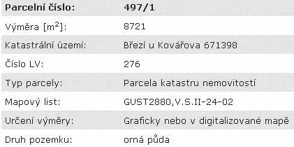 Vhodnou kontrolou je takè stav zalesúov nì zemïdïlskè p dy. Protoûe je ZalesnÏn parcela D le je LPIS rychl m zdrojem kontakt na st vajìcì uûivatele zemïdïlskè p dy.