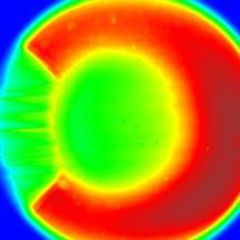 VÝSLEDKY dat. Rozsah naměřených tlouštěk pro PG se pohyboval od 4,3 do 53,2 µm, pro GLY od 6,4 do 38 µm. Obr. 5-7 Hodnoty centrální tloušťky filmu pro NBR vzorek v závislosti na rychlosti pro SRR = 0.