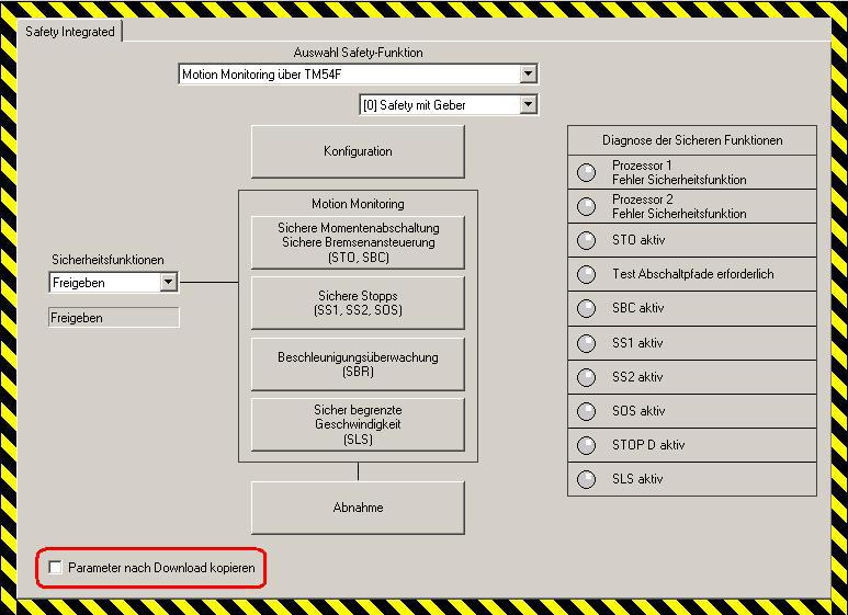 Safety Integrated - SINAMICS S12