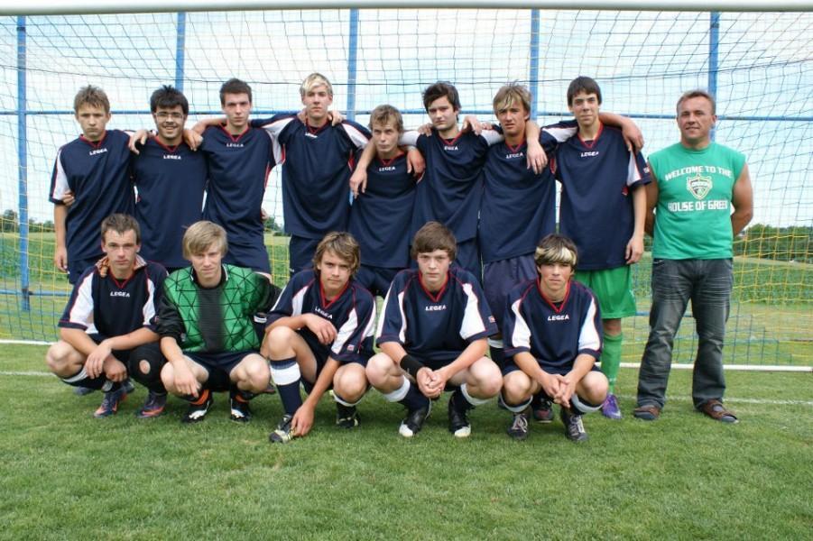 2011/2012 - Okresní přebor dorostu Horní řada: Miroslav Macháček, Pavel Kudlík, Stanislav Šašek, Lubomír Macháček ml.