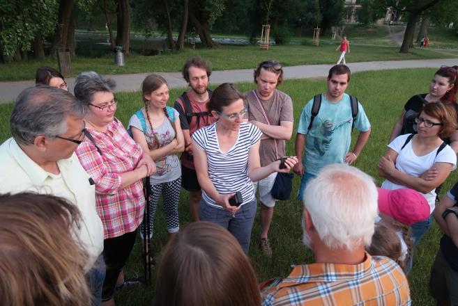 Poznávání přírody Hodkovičky Lesopark Hodkovičky, Praha netopýří infostánek, úkoly