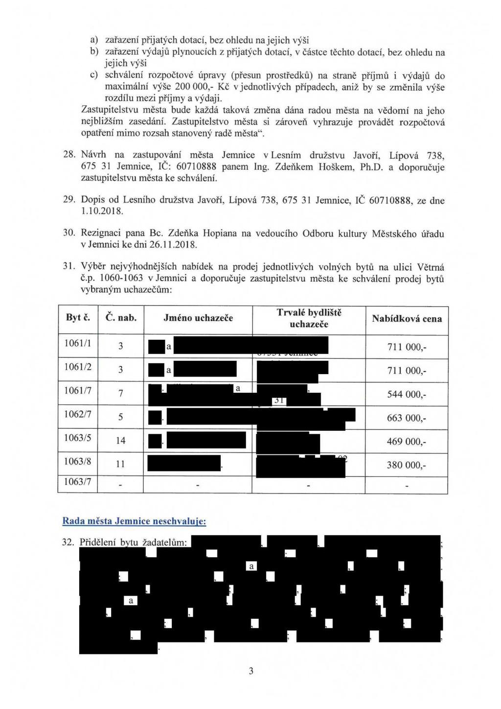 a) zařazení přijatých dotací, bez ohledu na jejich výši b) zařazeni výdajů plynoucích z přijatých dotací, v částce těchto dotací, bez ohledu na jejich výši C) schválení rozpočtové úpravy (přesun