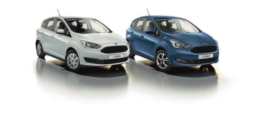 FORD C-MAX Stupně výbavy Vyberte si tu správnou verzi vozu C-MAX Ať už při výběru toho nejvhodnějšího modelu Ford C-MAX sáhnete po verzi Compact C-MAX s pěti sedadly, nebo po