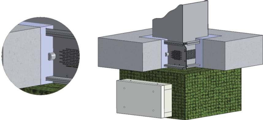 60 mm, složená ze dvou vrstev 2x60 mm  oddělující dva požární úseky 3