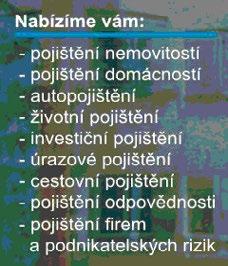 Navštivte naši novou kancelář v Lázních Bohdanči ul.pernštýnská 276 Tel.