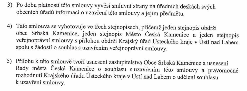 Strana 153 Věstník právních předpisů Ústeckého kraje Částka 3/2015 V České Kamenici dne 28. 1. 2015 V Srbské Kamenici dne 4.