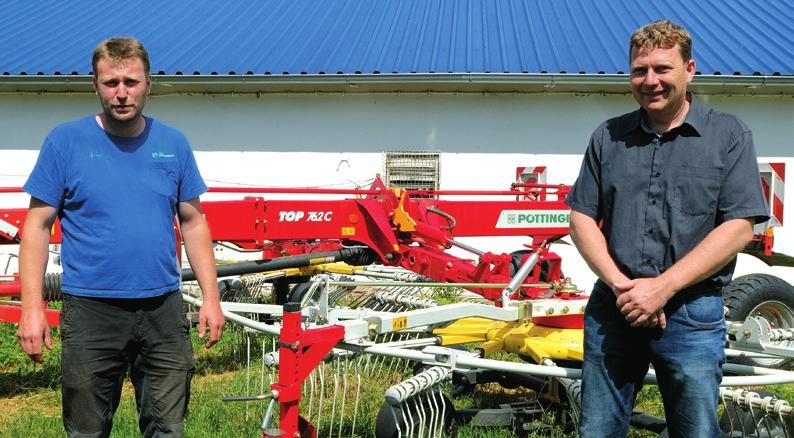 12 ZKUŠENOSTI Z PRAXE Shrnovač TOP 762 C je stroj mých snů Na 430 ha zemědělské půdy, z toho 397 ha je orné, hospodaří firma BROSSA s.r.o. se sídlem v Býškovicích na Přerovsku.