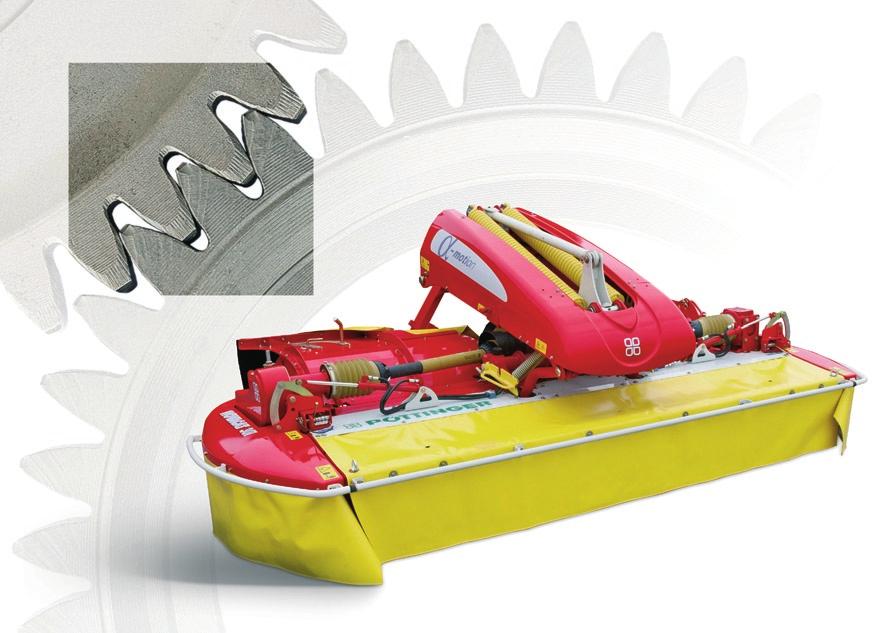 NABÍDKA ŽACÍCH KOMBINACÍ 5 kombinací nutnosti použití nářadí jedním pracovníkem! Tato provedení jsou vybavená hydraulickým nastavením odlehčení žacích jednotek.