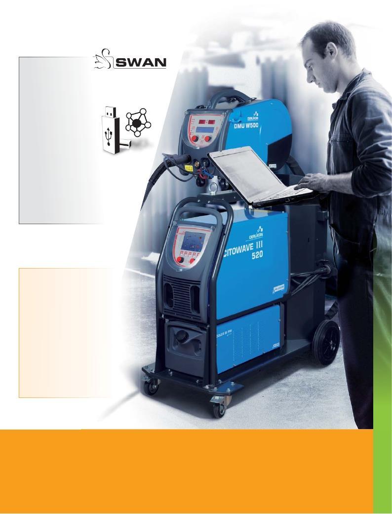 SWAN Supervising Welding Administrator Network PC software pro správu svařování.