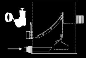 pro případné odkalení dnového sání Vstupy Vstupy do UltraSieve jsou průměru 110 mm (4 ) a jsou z polypropylenu PP, na které můžete použít flexibilní tvarovky dodané s filtrem.