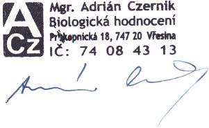 Zadavatel: Elektrovod Holding, a.s., org. složka Brno, Traťová 1, 619 00 Brno Zpracovatel: Mgr. Adrián Czernik tel: 605 37 1979, e-mail : adrian.czernik@centrum.