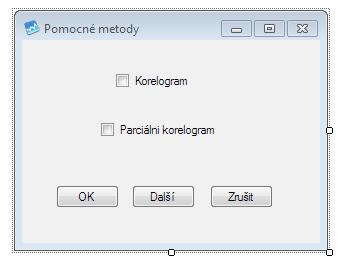 V prvím formuláři azvaém Základí úprava řady můžeme v položce Od odstrait počátečí hodoty řady pomocí vložeého data. Neí-li ic astaveo, řada začíá od prvího pozorováí.