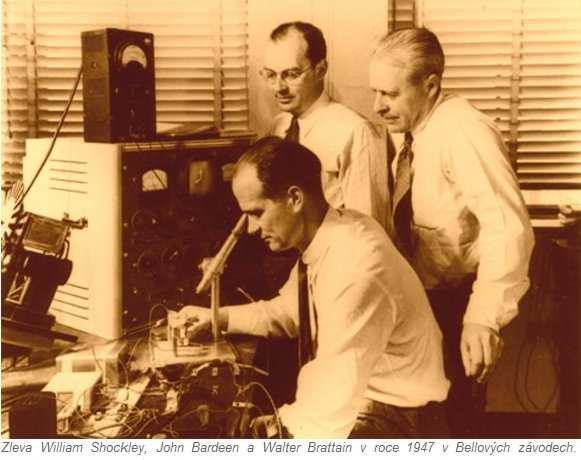 6 Členský Zpravodaj VRK 2/12 Škodlivost elektronizace? Když 16. prosince 1947 pánové W. Shockley, J. Bardeen a W.