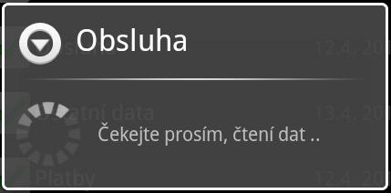 Základní popis postup nahrání dat Krok 1: výběr dat k synchronizaci, spuštění nebo vložit číslo účtu (1-999) pro oddělení položek a potvrzení provedení oddělení stisknout Oddělit