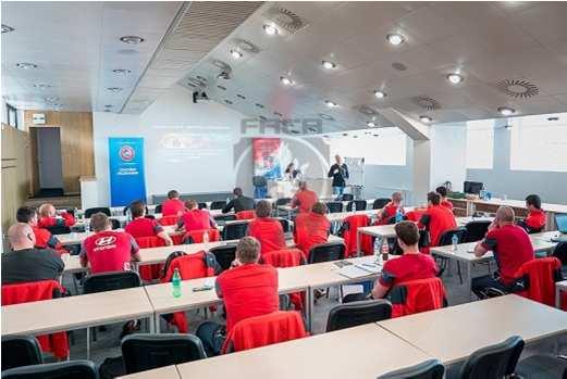 EDUCATION / VZDĚLÁVÁNÍ 100% pokrytí týmů všech úrovní kvalifikovanými trenéry Minimální stupeň vzdělání UEFA Grassroots leader Povinné od 1. 7.
