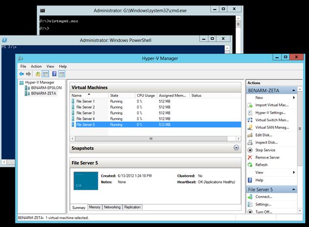Obrázek 3: Hyper-V Core