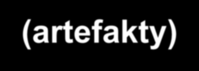 Rušení signálu EKG (artefakty) Artefakt jev, který nemá fyziologický
