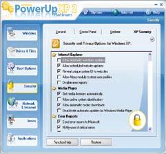XP pro rok 2008 PLNÁ VERZE Dokažte Microsoftu, že XP ještě nepatří do starého železa. Pomocí PowerUp XP Platinum 2 můžete vylepšit jak funkce a skrytá nastavení, tak i vzhled systému.